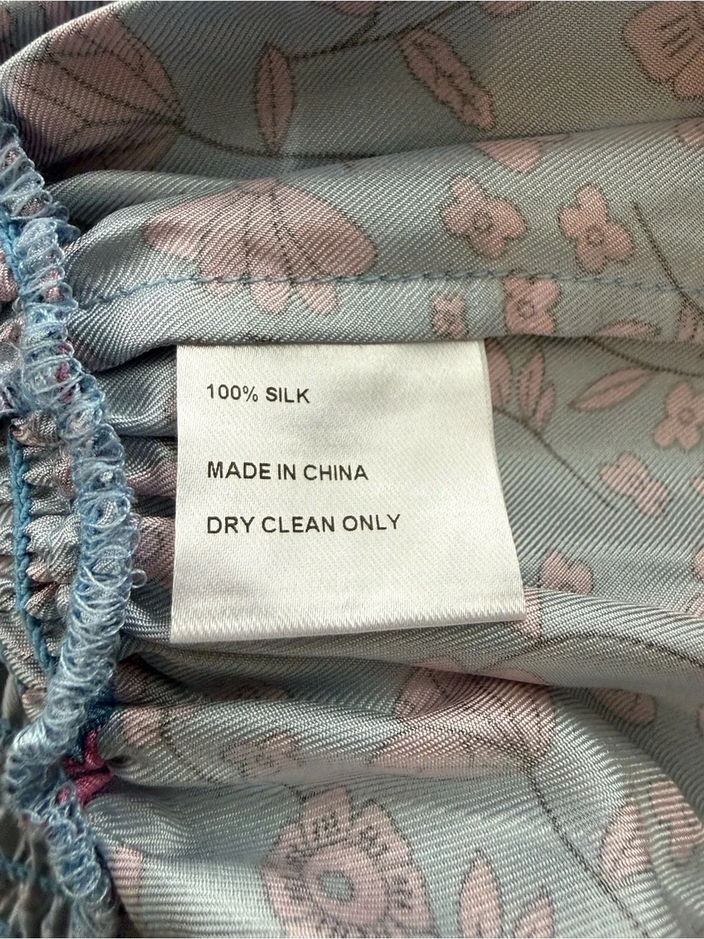 Cynthia Rowley Rosalyn Smocked Silk Twill Dress   Size XS - Picture 8 of 8